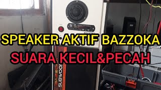 Cara Memperbaiki Speaker Aktif Suara Kecil Dan Pecah Youtube