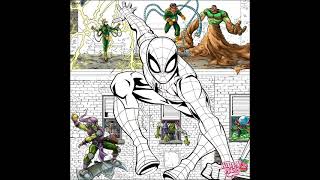 Spider-Man color by numbers