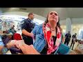 Racist Karen Gets Dragged Out of Airport | Karens Getting Arrested By Police