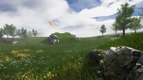Rainbow Bridge | Unity Environment Design| Environment Design | Speed Level Design | Unity | HDRP