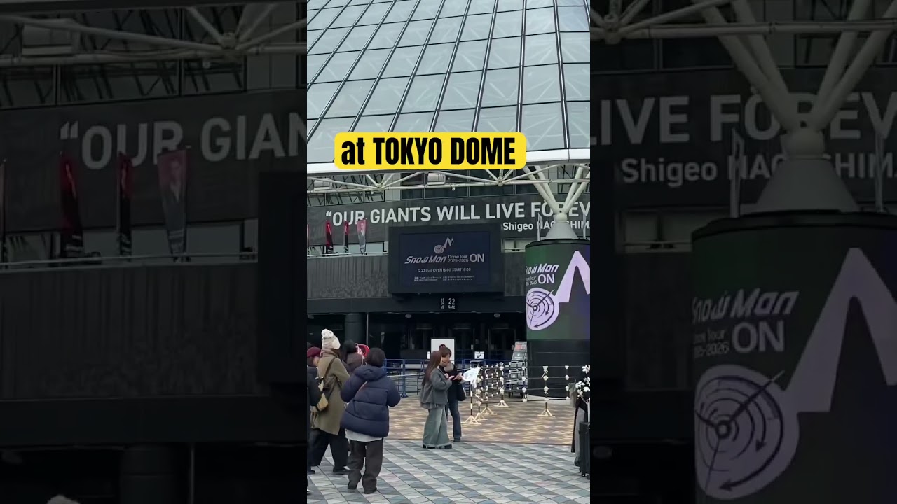 Snow Man Dome Tour 2025-2026 ON at Tokyo Dome - YouTube