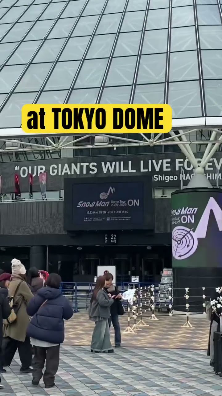 Snow Man Dome Tour 2025-2026 ON at Tokyo Dome - YouTube