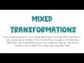 Mixed Transformations Quiz