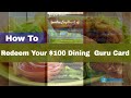 How to use Dining Guru Dining Card