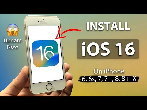 Install iOS 16 Update on iPhone 6, 6s, 7, 7+ 8, 8+, X, 11, 12, 13 - iOS 16 Update For Any iPhone🔥🔥