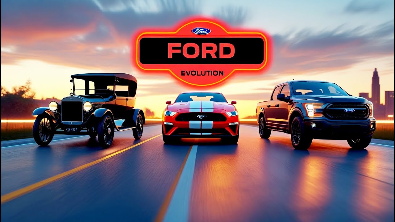 Ford Car Transformation: From 1903 to 2050 in 2 Minutes | Automotive Evolution in Time Lapse