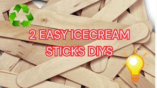 DIY | Wooden Sticks Crafts | Home Decor Ideas Using Icecream Sticks | Recycle Idea