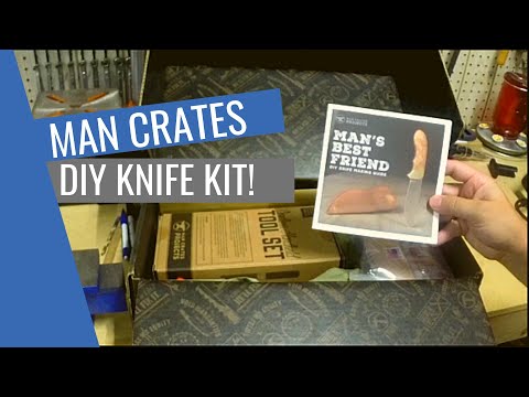 Man Crates Man's Best Friend Knife Kit Unboxing