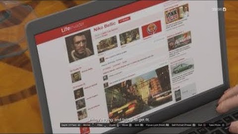 Grand Theft Auto V Niko Bellic Lifeinvader Profile Easter Egg