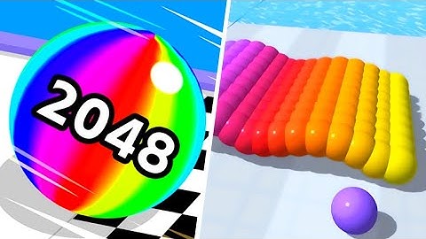 Ball Run 2048 Vs Canvas Run - All levels Gameplay Android iOS Ep 1