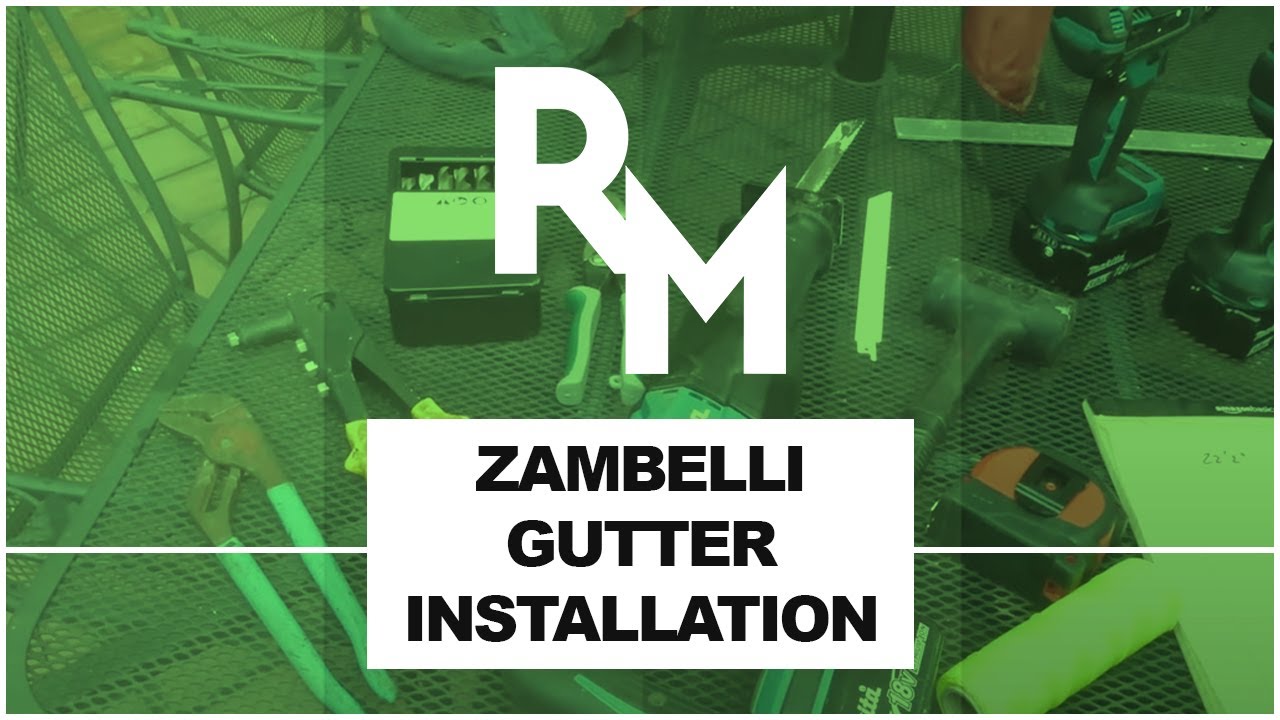 Zambelli Gutter Installation YouTube