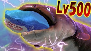 1兆ボルトの電撃を放つ電気ウナギLv500になって巨大サメを食い尽くす!! サメの海で弱肉強食の壮絶バトル!! - Feed and Grow Fish #121 screenshot 1