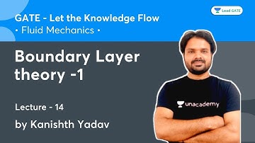 Boundary Layer theory -1  | L 14 | Fluid Mechanics | Let the Knowledge Flow | GATE 2022