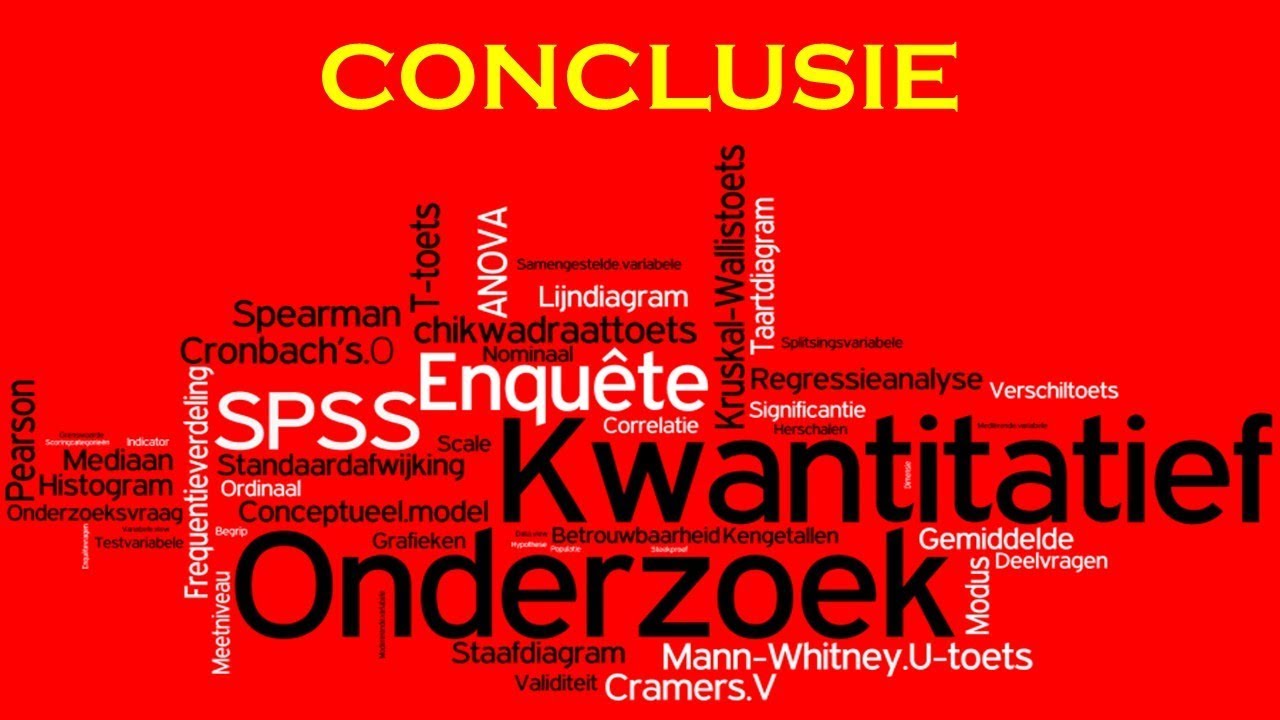 Kwantitatief Onderzoek 20 SPSS  Conclusie  YouTube