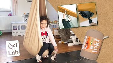 How to attach the hanging nest JOKI to a wooden beam - step by step | LA SIESTA Lab