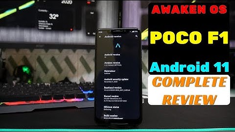 Poco F1 | Awaken OS Complete Review | Best Android 11 Rom For Poco ? Smooth Gameplay | No Framedrops
