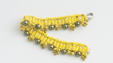 How To Make 2 Colored Beaded Bracelet With Pearls - DIY Style Tutorial - Guidecentral
