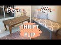 DIY Bench Ottoman | Thrifted Makeover | Thrift Store Flip DIY Bench Ottoman | Thrifted Makeover | Thrift Store Flip