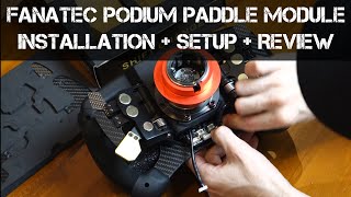 FANATEC PODIUM Advanced Paddle Module - Installation - Software Setup &  Review