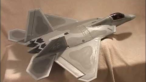 RC F-22 64mm EDF Maiden Test Flights