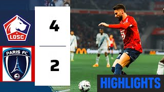 Losc Lille Paris Fc 4-2 Résumé Ligue 1 2025 Lille Paris Losc Paris Fc