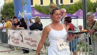 LE CREUSOT Course des filles et des garçons de café
