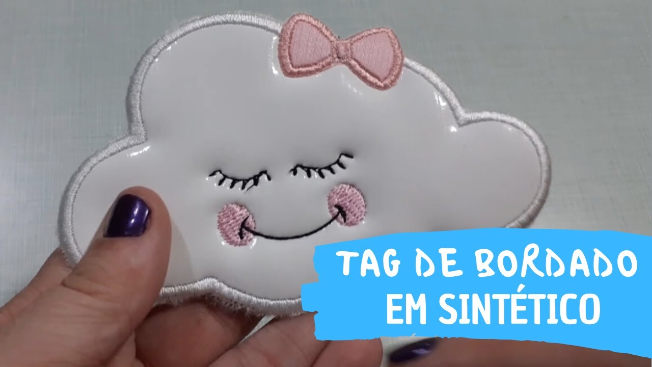 Tag de bordado em Sintético