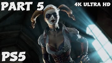 Batman Return to Arkham Asylum PS5 4K Walkthrough Gameplay PART 5 No Commentary