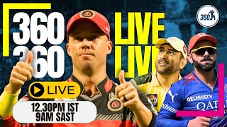 #RCBvsCSK: The Playoff Battle | 360 Live Q&A | #IPL2024