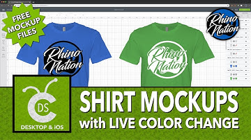 Realistic T-Shirt Mockups with Live Color Change in Cricut Design Space