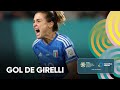 Gol de Girelli - Italia 1-0 Argentina - Mundial de Ftbol Femenino Australia - Nueva Zelanda 2023