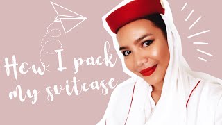 Emirates Cabin Crew In Kl How I Pack My Suitcase For A Layover