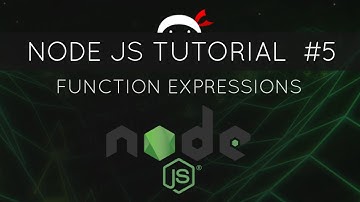 Node JS Tutorial for Beginners #5 - Function Expressions
