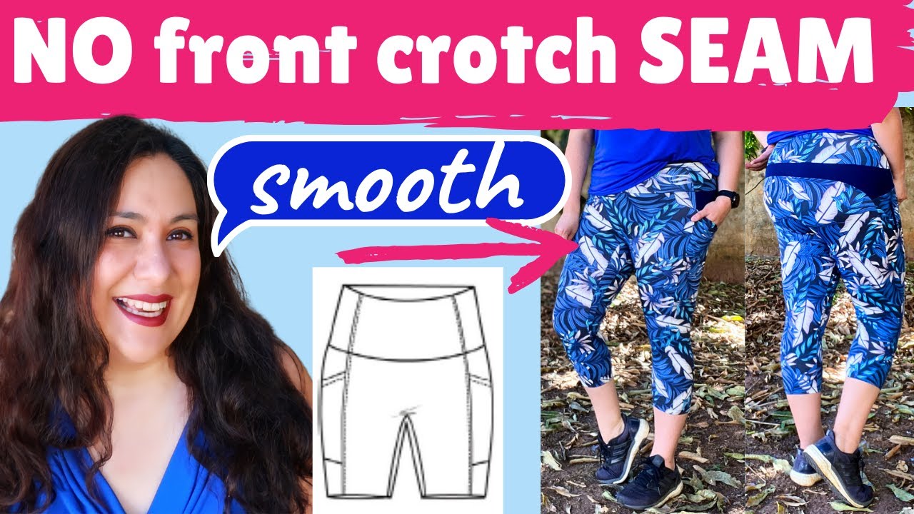 NO FRONT CROTCH SEAM! Sewing Spark leggings (GreenStyle
