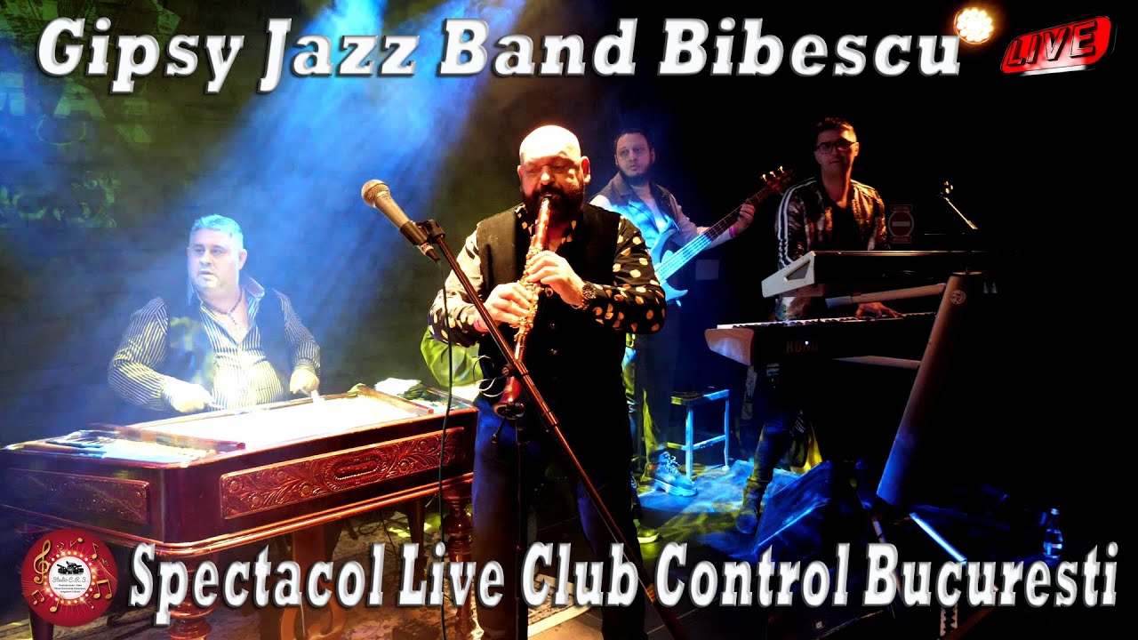 🎼 Gipsy Jazz Band Bibescu ❌ Saraimanic in Control ❌Spectacol Live Bucuresti 2022 💯🎼🎤🔴