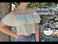 Cómo hacer blusa sin hombros o blusa campesina