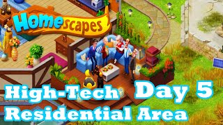 Homescapes High-Tech Residential Area for Engineers Day 5 Story HD New Area IOS | Android | Movie