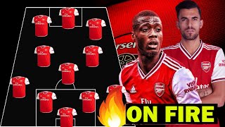 Omg Arsenal Line-Up With Nicolas Pepe, Ceballos,& Tierney