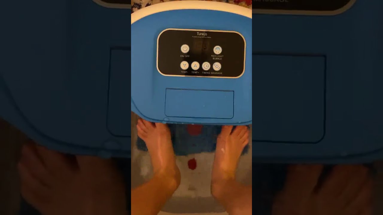 Turejo Foot Spa Massager with Heat Bath, Motorized Massage Rollers Review, Wonderful Spa Foot Massag