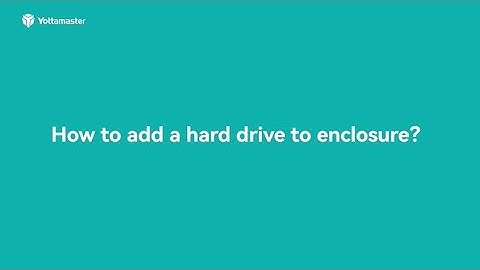 How to Add a Hard Drive to Enclosure｜Yottamaster How-to Guide