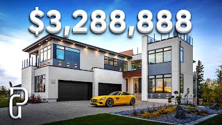 Inside a $3,288,888 Modern Mansion in Edmonton Alberta Canada! | Propertygrams Mansion Tour