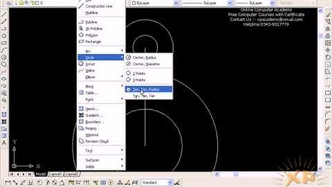 Work on Assignments 4 in AutoCAD Urdu Tutorials wWw.xpacademy.com