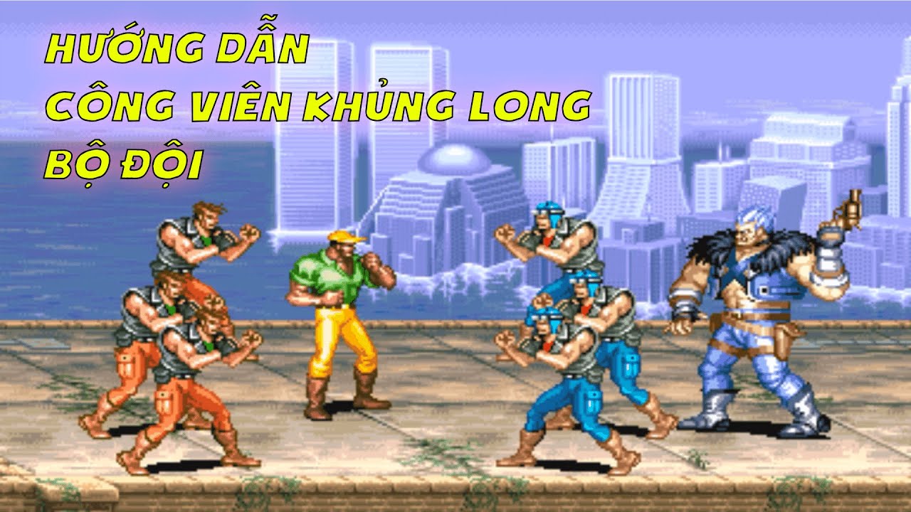 Hướng Dẫn chơi game thùng Bộ Đội -  Cadillac and Dinosaurs toàn tập
