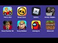 Vlad & Niki,Brawl Stars,Roblox,Granny Chapter Two,Scary Teacher 3d,Scary Robber,Among Us,Minecraft
