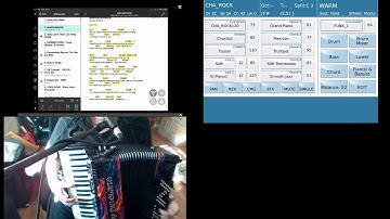 Hiding behind this Masquerade on my Roland Fr-4x digital accordion and Ketron SD-90 Pro Sound Module