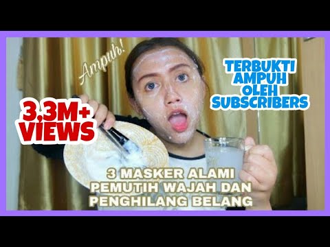 3 Masker alami pemutih wajah dan penghilang belang dari 