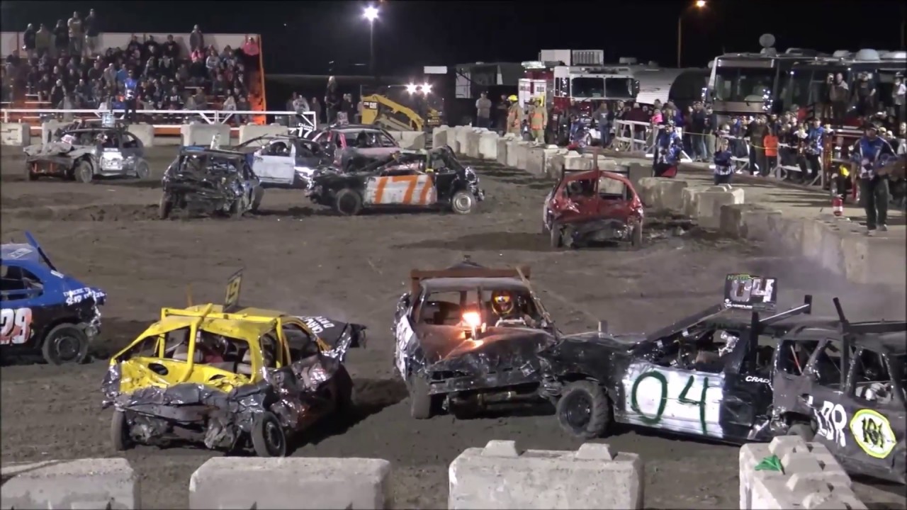 impact motorsports grand rapids michigan 2017 FALL BRAWL 8 DEMO DERBY PRO MINI FEATURE