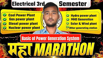 Basic of Power Generation System Marathon 2025||Part 1||Polytechnic 3rd Semester||BPGS ONE SHOT 💉