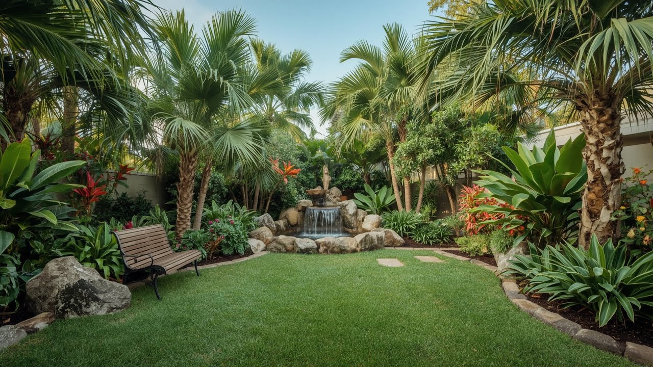 Low Budget, Big Impact! Tropical Garden Ideas for Minimalist Homes – 2025 Edition 🌴🏡