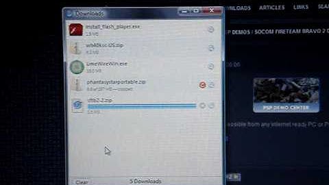 How To Download And Put Demos Onto Your PSP